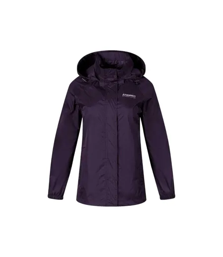 Veste Imperméable Motif/style Uni Femme Violet Respect