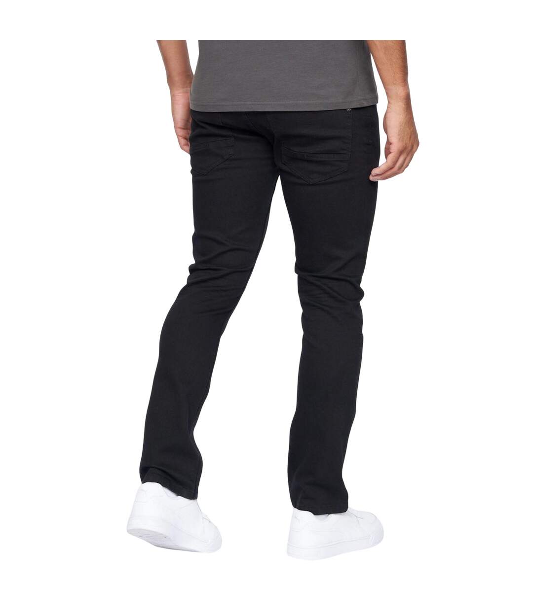 Jean Buraca Homme Noir Crosshatch-3