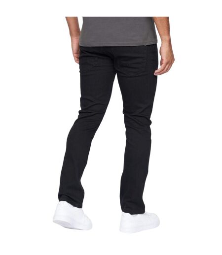 Jean Buraca Homme Noir Crosshatch