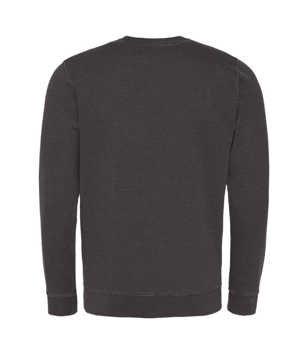 Sweat effet délavé homme gris sombre délavé AWDis-2