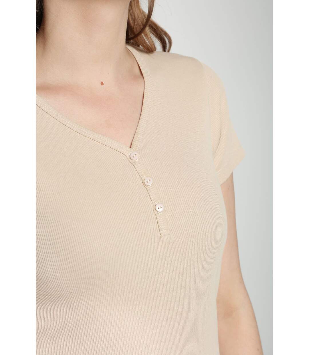 Tee Shirt Cotele Manches Courtes Femme Drew  | Gerard Pasquier | Gerard Pasquier-5