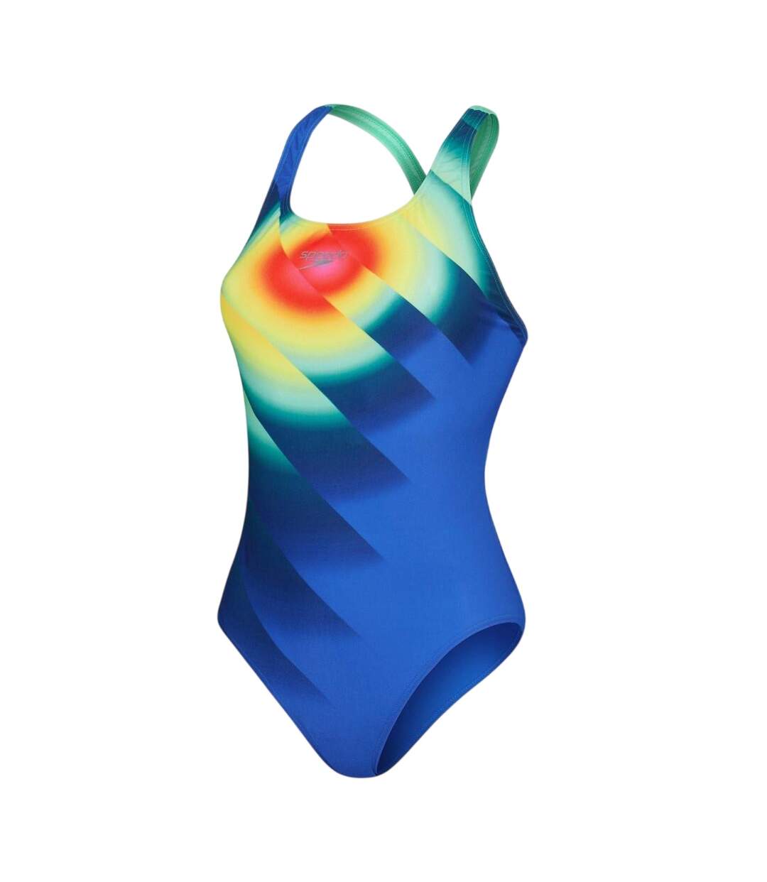 Maillot De Bain 1 Pièce Motif/style Imprimé Numérique Placement Femme Bleu Speedo-2