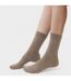 Ladies Organic Cotton Camel Wool Socks - Soft Warm Natural Breathable Socks-4