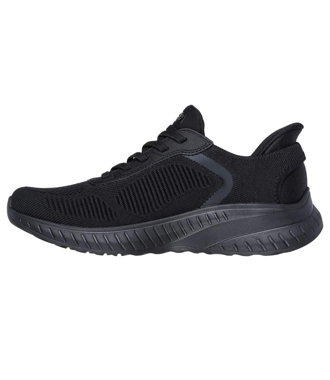 Womens/ladies bobs squad chaos current muse sports trainers black Skechers-2