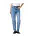Jean droit bleu femme only lemily-1