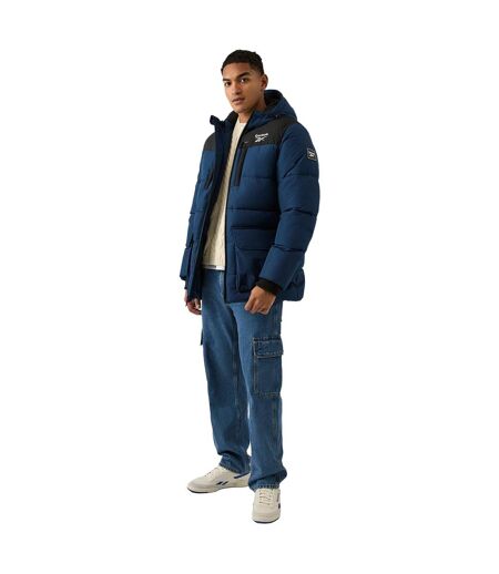 Doudoune Motif/style Uni Homme Bleu Reebok