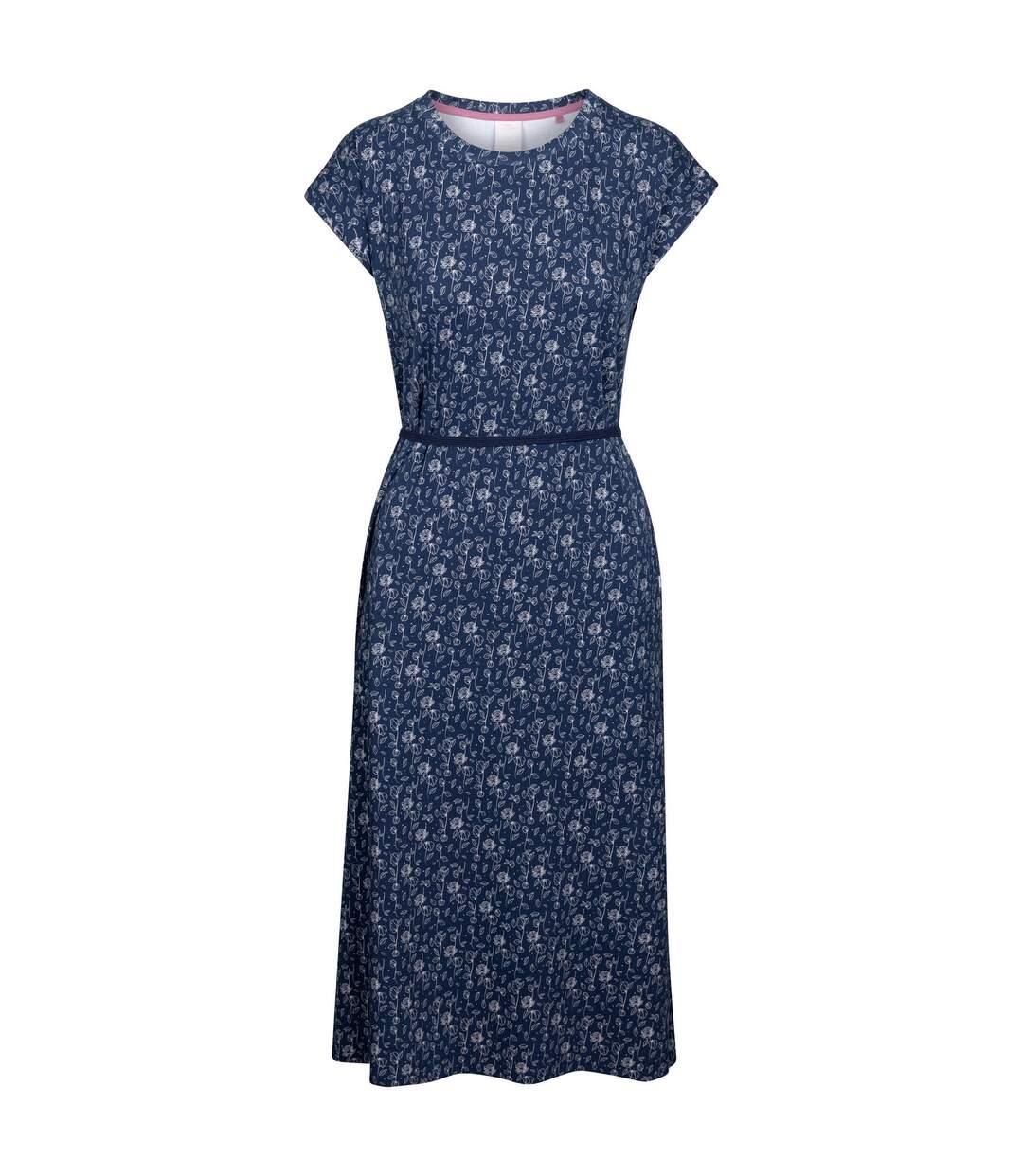 Womens/ladies portia flower casual dress navy Trespass