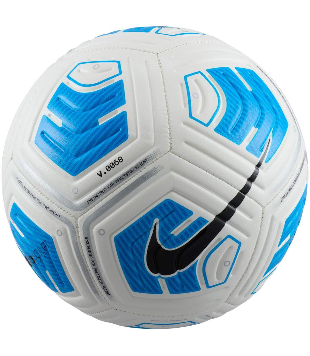 Ballon De Foot Strike Taille 5 Blanc Bleu Nike-2