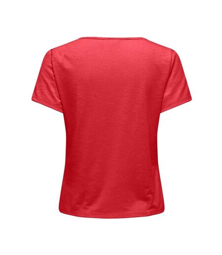 T-Shirt rouge femme jdy dora - s
