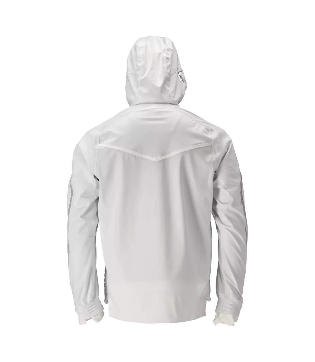 Mens Customised Shell Jacket White Mascot-2