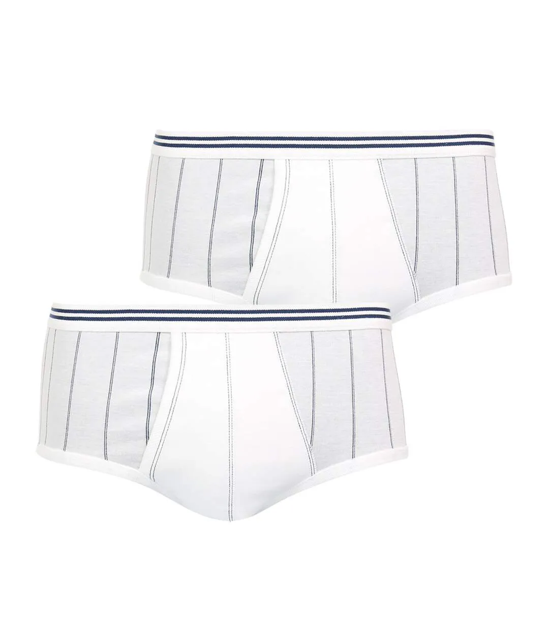 Lot de 2 slips taille haute ouvert Coton mercerisé Eminence-2