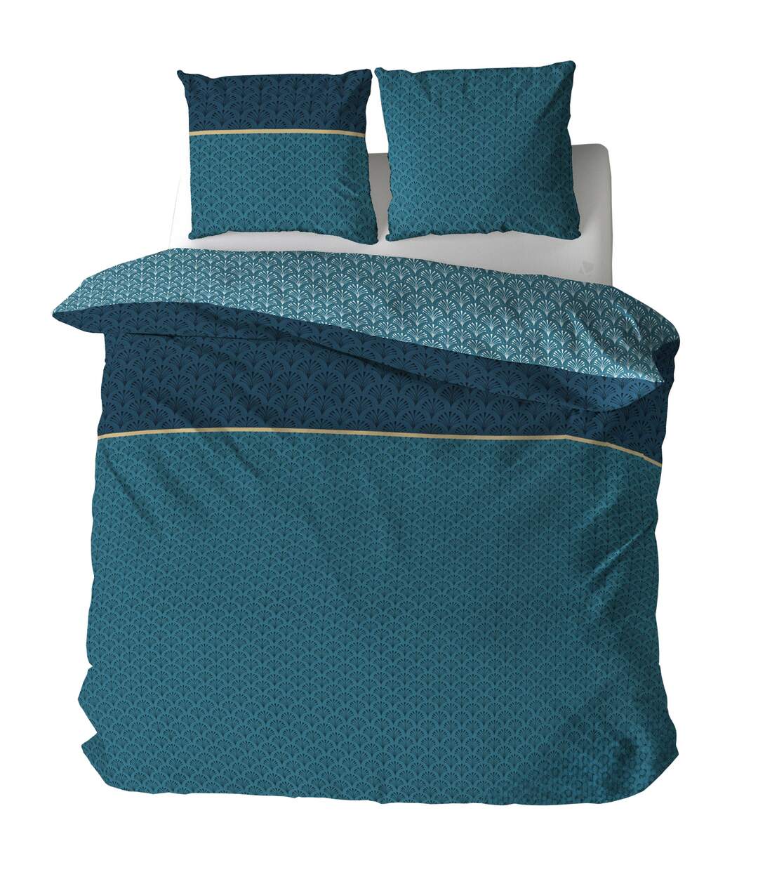 Parure de lit JADE pur coton Taie 63x63 cm-2