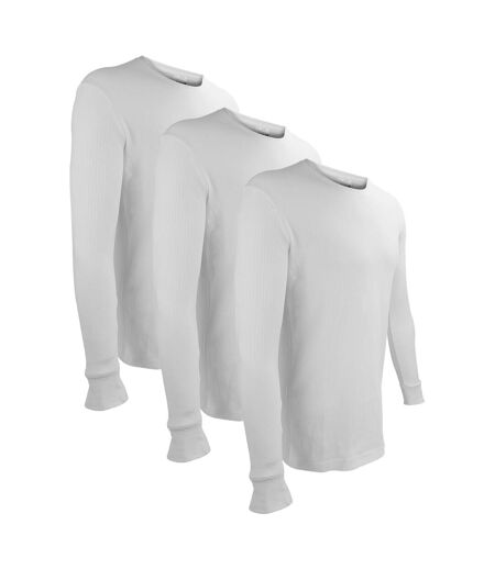 THMO - Lot de 3 T-shirt Intérieur Thermique À Manches Longues Pour Homme