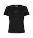 Womens/ladies Cotton T-shirt Black Jack Wills-2