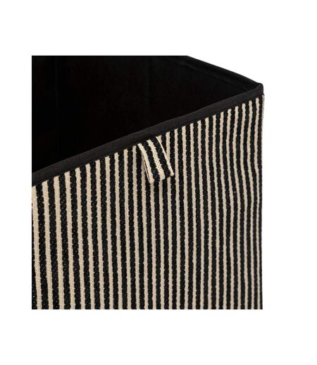 Boîte de Rangement Déco Cotty 31x31cm Noir