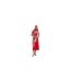 Robe Mi-longue Motif/style Floral Aliara Femme Rouge Ted Baker-1