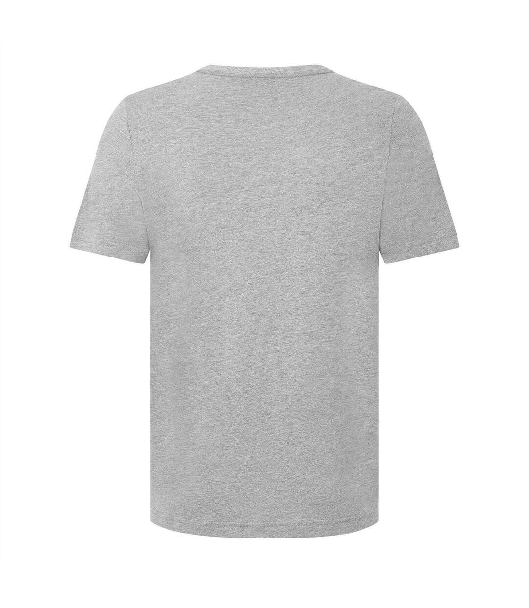 Mens Blank Base T-shirt Grey Heather Puma-2