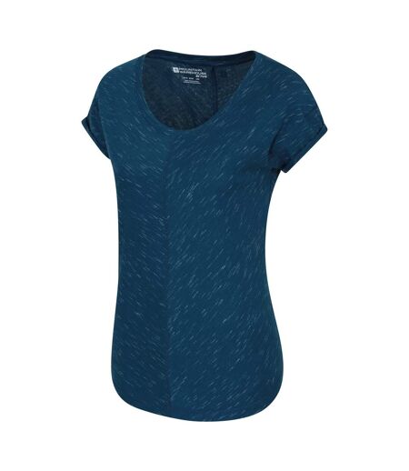 T-shirt retreat femme bleu sarcelle Mountain Warehouse
