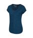T-shirt retreat femme bleu sarcelle Mountain Warehouse-3