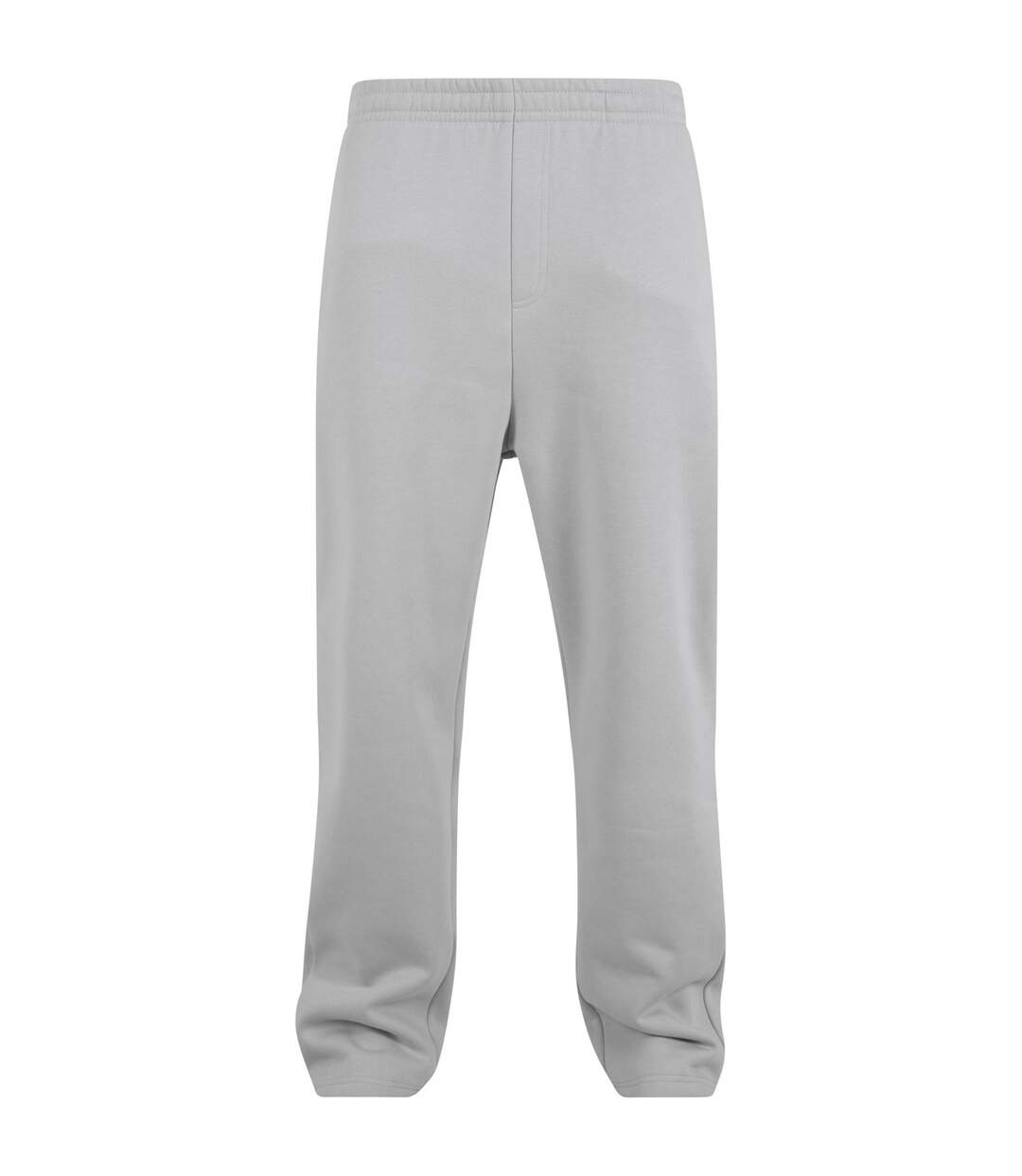 Mens Fluffy Jogging Bottoms Light Asphalt Build Your Brand-1