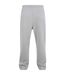 Mens Fluffy Jogging Bottoms Light Asphalt Build Your Brand-1