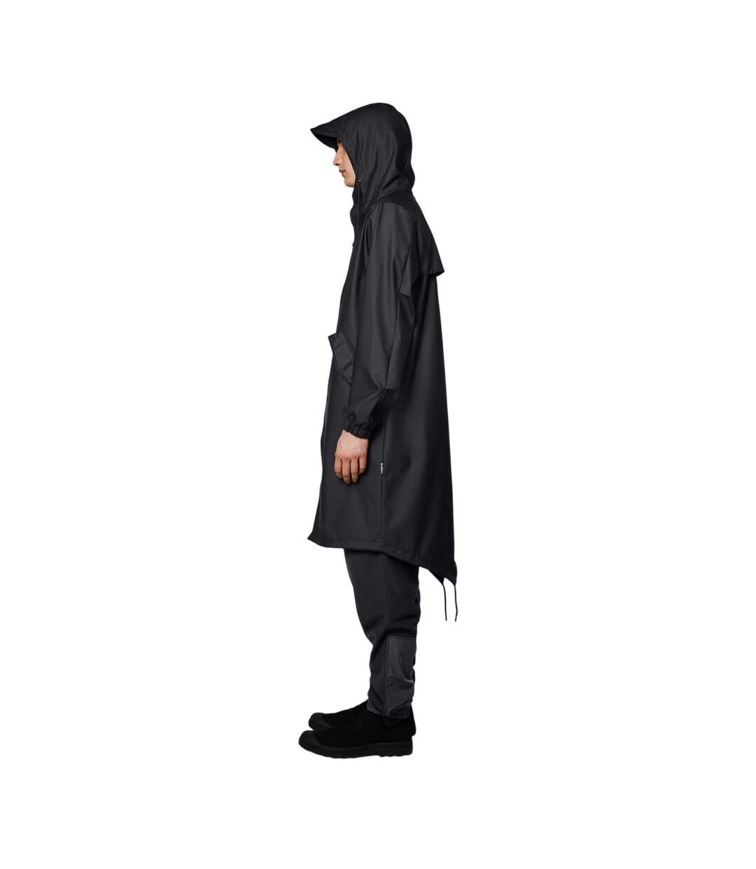Unisex Adult  Long-sleeved Parka Black Rains-4