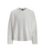 Mens Athletic Club Ribbed Back Print Sweatshirt Cloud Dancer Jack And Jones-1