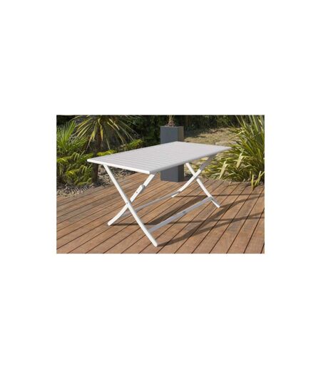 Table de Jardin Pliante Marius 140cm Gris