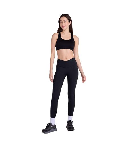 Womens/ladies Wrap Waist Leggings Black Mountain Warehouse