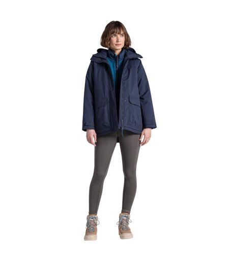 Veste Imperméable À Capuche National Trust Crossbill Femme Bleu Foncé Craghoppers