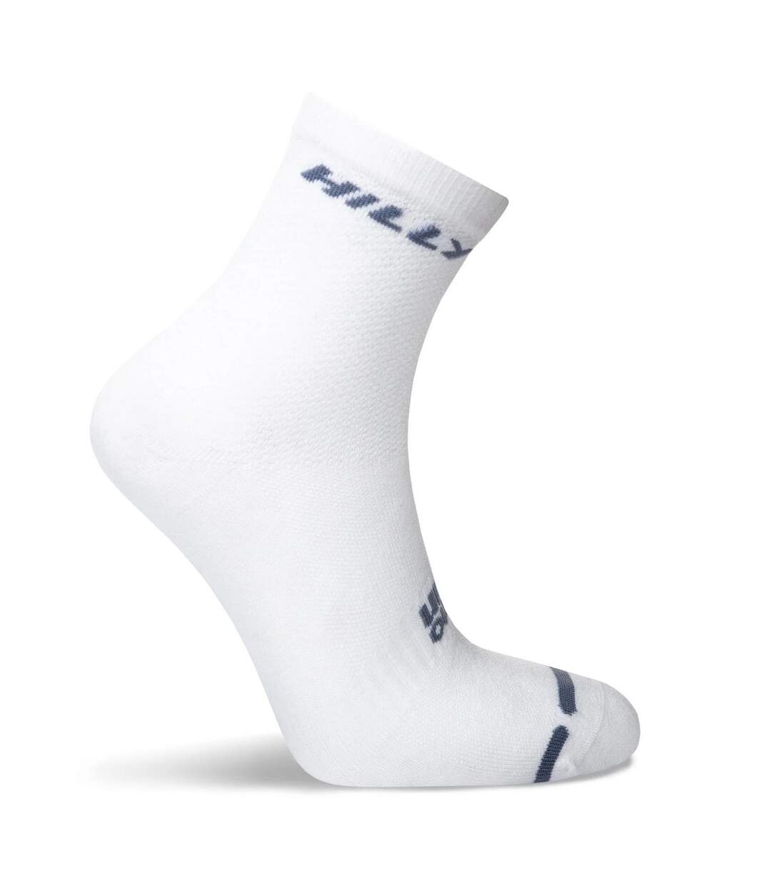 Socquettes Homme Blanc Gris Hilly-3