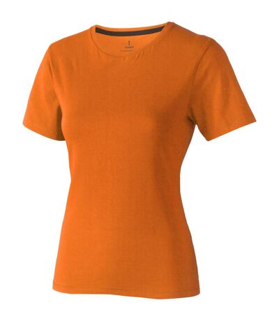 Elevate Womens/Ladies Nanaimo Short Sleeve T-Shirt (Orange)