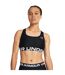 Womens/ladies Heatgear Sports Bra Black Under Armour-4