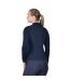 Womens/ladies Brushed Long-sleeved Base Layer Top Navy Dublin-2