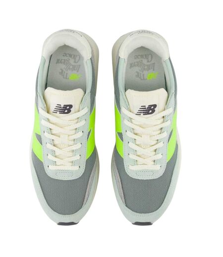 Unisex Adult 237 N Mesh Trainers Grey Blue Lime New Balance