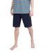 Pyjama court homme Rayures Aventure Athena-3
