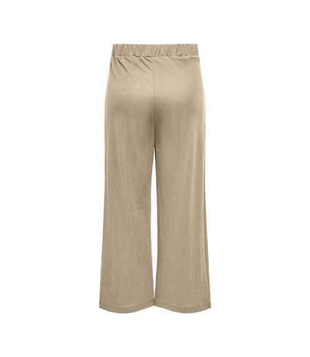 Pantalon fluide beige femme jdy rebekka