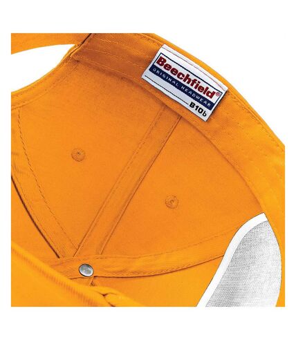 Casquette de baseball 100% coton enfant unisexe orange Beechfield