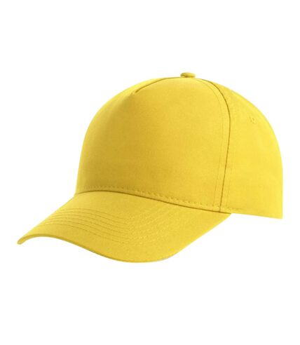 Recy five recycled polyester baseball cap yellow Atlantis