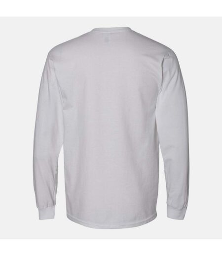 T-shirt Manches Longues Hammer Adulte Blanc Gildan