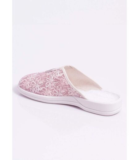 Chaussons mules grande largeur élastiqués