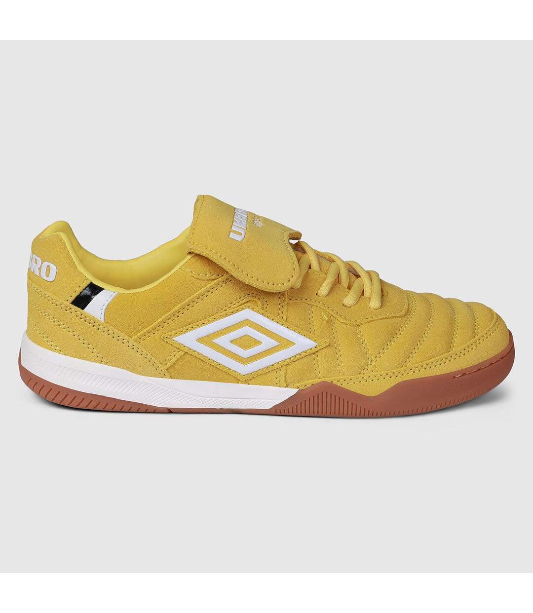 Mens Speciali Tr Flap Top Suede Trainers Yellow White Umbro-1