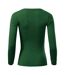 T-shirt Manches Longues Motif/style Uni Femme Vert Kaki Malfini-2