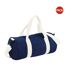 Lot De 2  Sac De Voyage 20 Litres Taille Unique Bleu Marine Blanc Cassé Bagbase-1