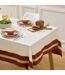 Nappe en Coton Nuba 150x250cm Blanc-4