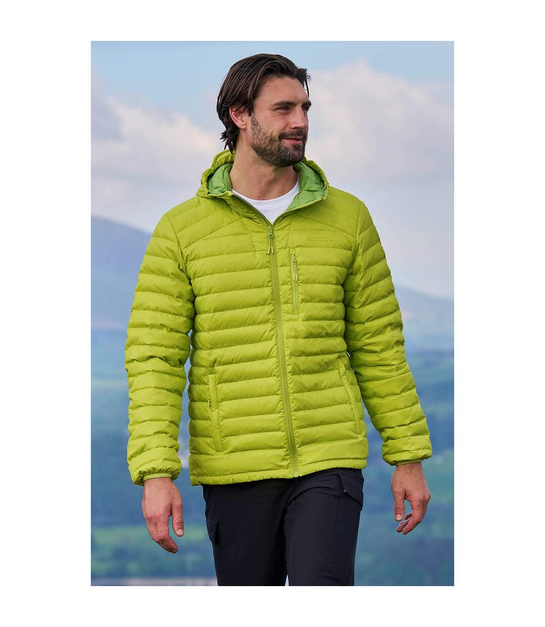 Doudoune matelassée henry extreme homme vert clair Mountain Warehouse Mountain Warehouse