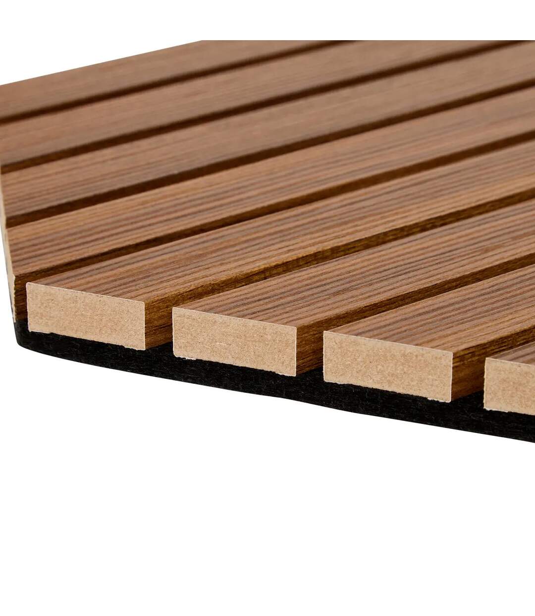 Lot de 3 Panneaux Déco Hexagonal Colva 30x26cm Marron-3