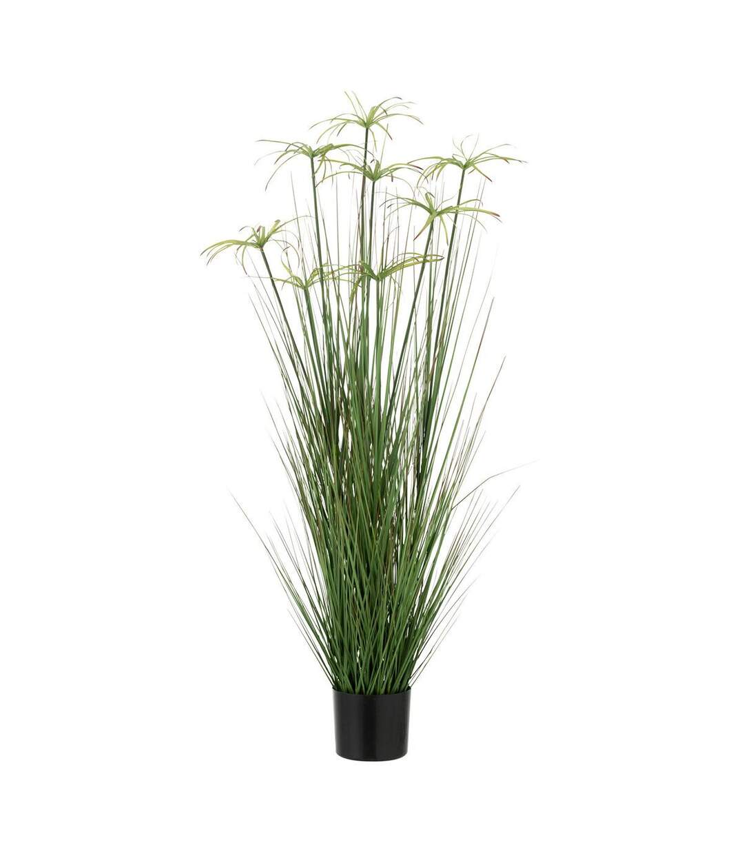 Plante Artificielle Cyperus Alternifolius 8 Têtes 132cm Vert-1