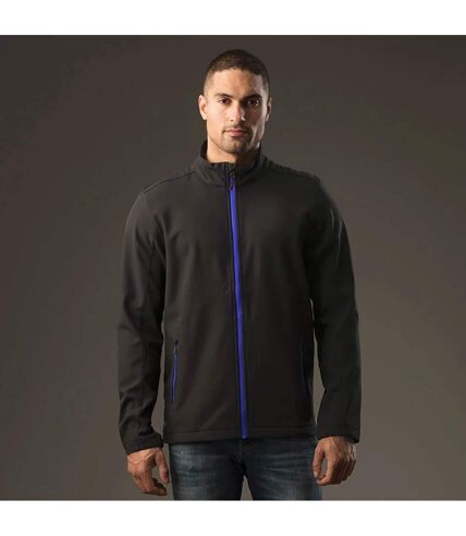 Veste softshell orbiter homme noir / azur Stormtech