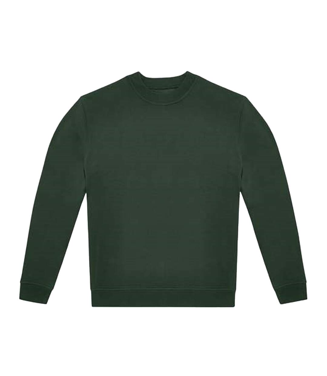 Unisex adult id.222 crew neck sweatshirt forest green B&C-1